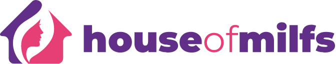 HouseOfMilfs home, Online Dating Site, Company Name Logo